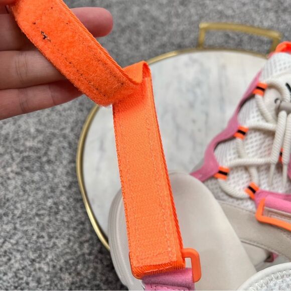 Sz 9 Adidas Originals Astir "Off White/Super Pop/C Brown" Women's Sandal - Picture 8 of 10